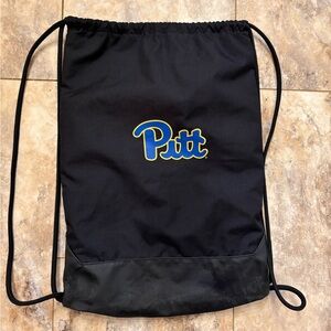 Nike Pitt Panthers Black Drawstring Bag Backpack